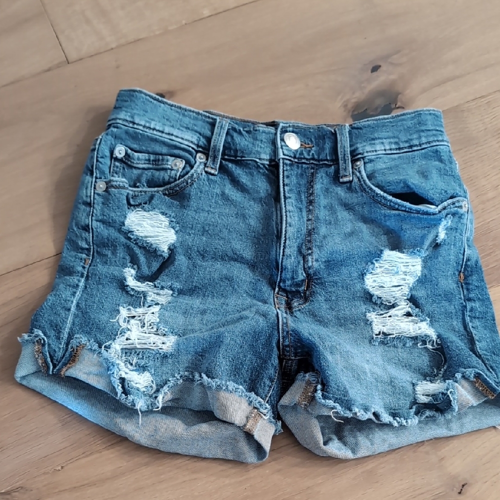 Aeropostale distressed mom shorts size 2R